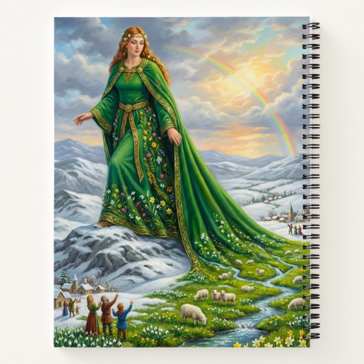 Brigid’s Mantle (Bringing the Spring) ノートブック (裏面)