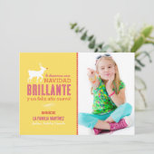 Brillante Deseos de la Navidad Tarjeta deのla Foto シーズンカード (スタンド正面)