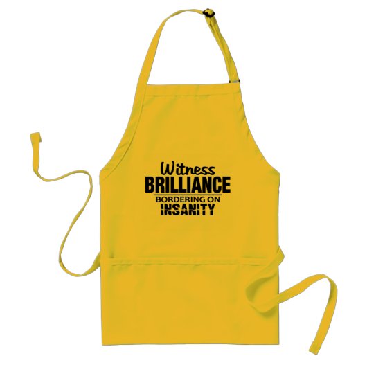 BRILLIANCE VS INSANITYエプロン – スタイル、色を選択 スタンダードエプロン (正面)