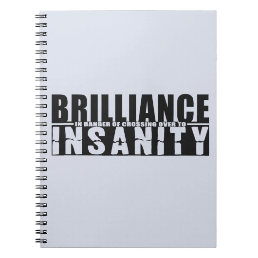 BRILLIANCE VS INSANITYカスタムノートブック ノートブック (正面)
