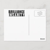 BRILLIANCE VS INSANITYカスタムポストカード ポストカード (裏面)