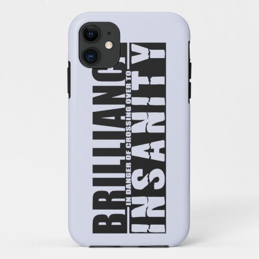 BRILLIANCE VS INSANITYカスタム iPhoneケース Case-Mate iPhoneケース (裏面)