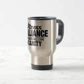 BRILLIANCE VS INSANITYカスタム MUG – 選択スタイル トラベルマグ (正面右)