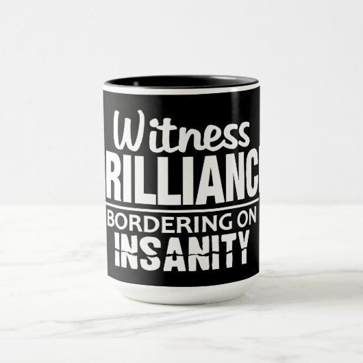 BRILLIANCE VS INSANITYカスタム MUG – 選択スタイル マグカップ (中央)