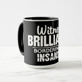 BRILLIANCE VS INSANITYカスタム MUG – 選択スタイル マグカップ (正面左)