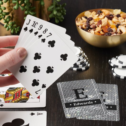 Brilliant diamond Playing Cards, personalized Play トランプ (インサイチュ)
