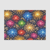 Brilliant Midnight Fireworks Pattern 薄葉紙 (正面)