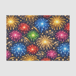 Brilliant Midnight Fireworks Pattern 薄葉紙