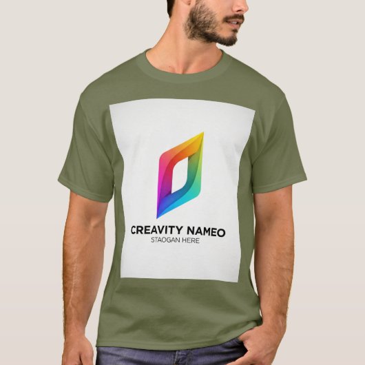 Brillientロゴ:未来的イノベーション Tシャツ (正面)