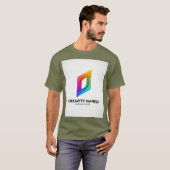 Brillientロゴ:未来的イノベーション Tシャツ (正面フル)