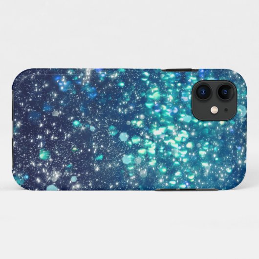 Brillo de la turquesa Case-Mate iPhoneケース (裏面(横))
