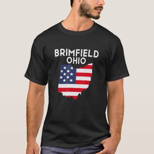 Brimfield Ohio USA State America Travel Ohioan Tシャツ (正面)