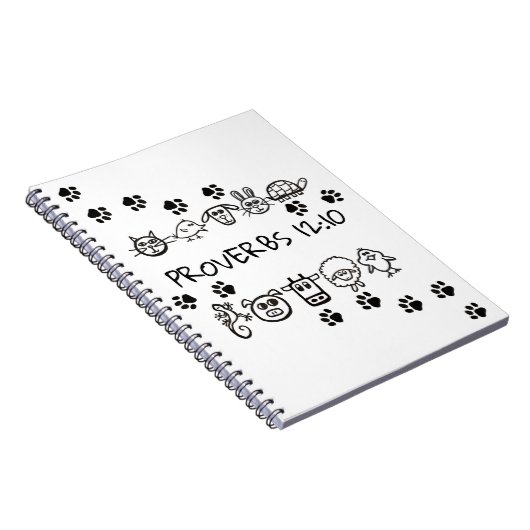 Brimley's PROVERBS 12:10 to Notebook ノートブック (右側)