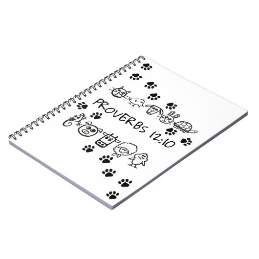 Brimley's PROVERBS 12:10 to Notebook ノートブック (左側)