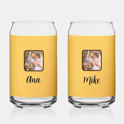 Brindis Boda novedoso Drinkware Set ガラス缶 (裏面)