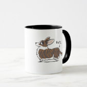 Brindleカーディガンのコーギーのお尻のマグ マグカップ (正面右)