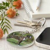 Brindleボクサーのドッグショーのスタンス キーホルダー (正面右)