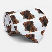 Brindleボクサーの子犬のタイ ネクタイ (ロール)