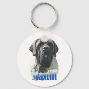 Brindleマスティフの名前Keychain キーホルダー