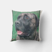 Brindleマスティフの枕 クッション (裏面)