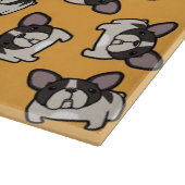 Brindle雑色のFrenchie カッティングボード (角)