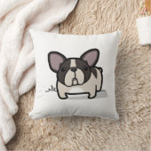 Brindle雑色のFrenchie クッション (ブランケット)
