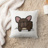 Brindle Frenchie クッション (ブランケット)