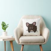 Brindle Frenchie クッション (椅子)