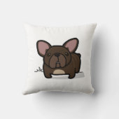 Brindle Frenchie クッション (裏面)