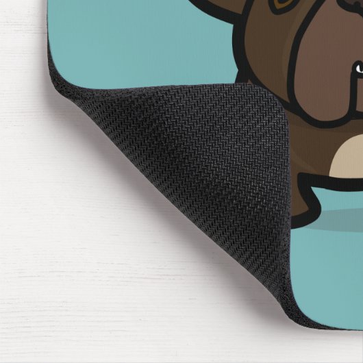 Brindle Frenchie マウスパッド (コーナー)