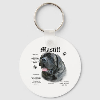 Brindle Mastiffヒストリのキーチェーン キーホルダー
