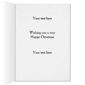 Brindle Whippet Cheese Tax Christmas greeting card (内側 (右))