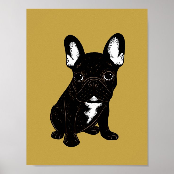 時間指定不可】 French Bulldog ④ フレンチブルドッグ ポップアート