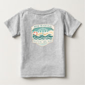 Brine Beach Club Umbrella Shirt ベビーTシャツ (裏面)