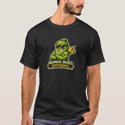 Brined. Built. Different - Foodie Fiends Tシャツ (正面)