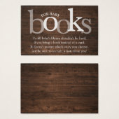 Bring 素朴 Request Card Baby Shower (正面&裏面)