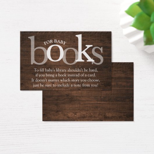 Bring 素朴 Request Card Baby Shower (デスク)