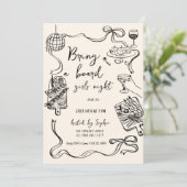 Bring a Board Girls Night Invitation 招待状 (スタンド正面)