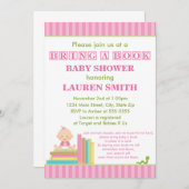 Bring A Book Baby Shower招待状5 x 7カード 招待状 (正面/裏面)