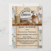 Bring a Book Baby Shower招待状 招待状 (正面)