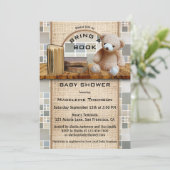 Bring a Book Baby Shower招待状 招待状 (スタンド正面)