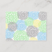 Bring a Book Baby Shower insert card neutral gend エンクロージャーカード (裏面)