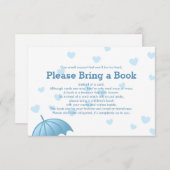 Bring a Book Blue Ambrotherハート挿入カード エンクロージャーカード (正面/裏面)