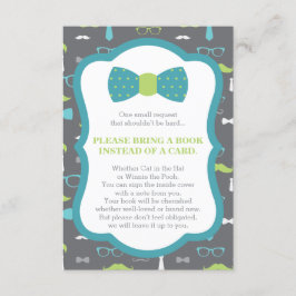 Bring a Book Card, Little Gentleman, Baby Shower エンクロージャーカード