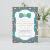 Bring a Book Card, Little Gentleman, Baby Shower エンクロージャーカード (スタンド正面)