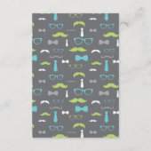 Bring a Book Card, Little Gentleman, Baby Shower エンクロージャーカード (裏面)