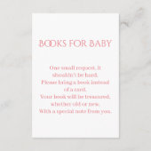 Bring a Book Floral Umbrella Baby Sprinkle Insert エンクロージャーカード (裏面)