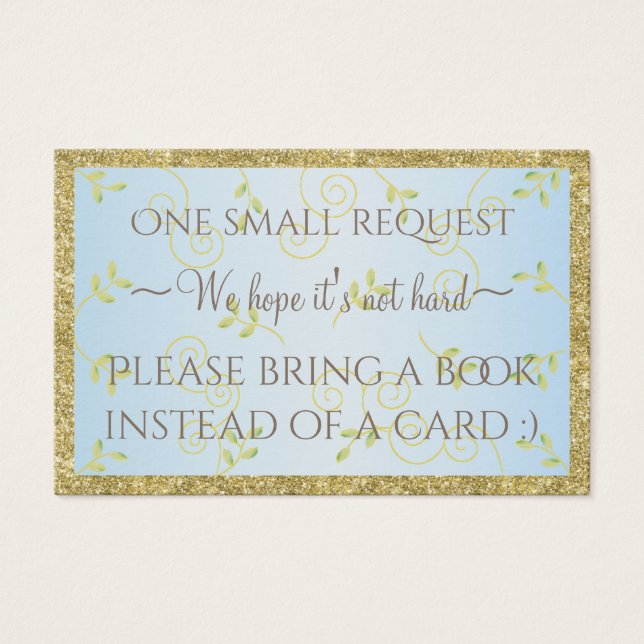 Bring-a-Book "Gld Birds/B"カードを挿入/パーソナライズ (正面)