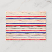 Bring a Book Little Recruit Baby Shower Card プレイスカード (裏面)