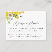 Bring a Book, Water Color Bee andデイジー エンクロージャーカード (正面)